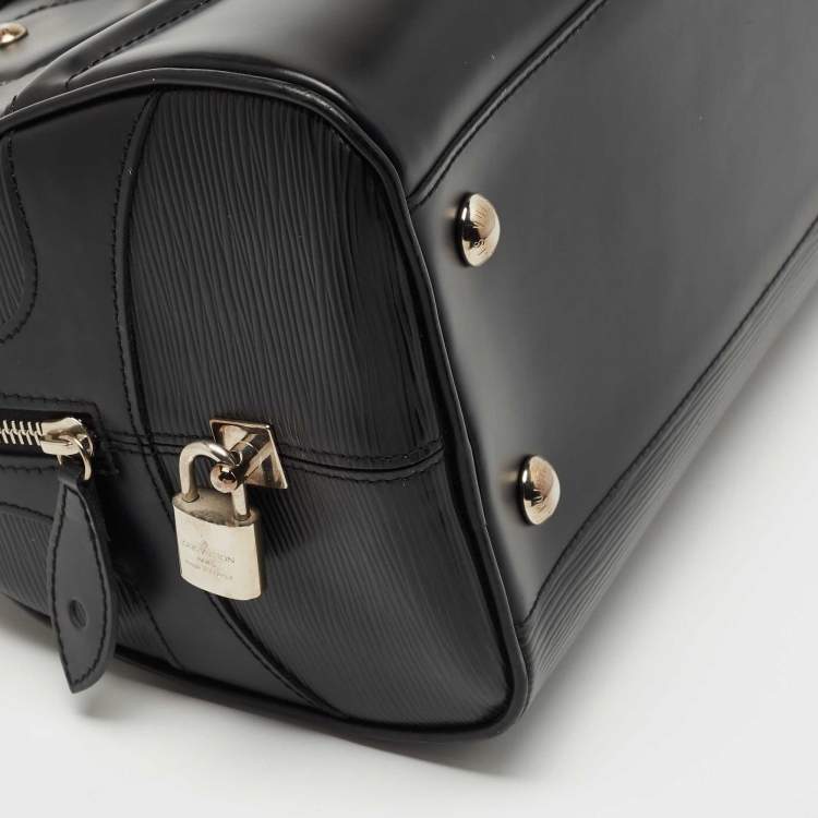 Pre Owned Louis Vuitton Black Epi Leather Montaigne GM Bag