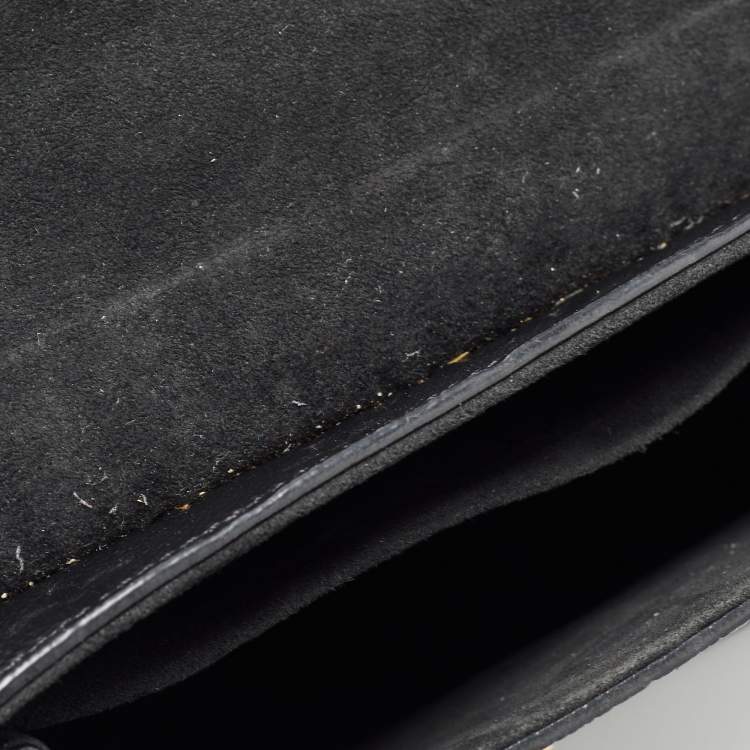 Pre Owned Louis Vuitton Black Monogram Empreinte Leather Saint Sulpice PM Bag