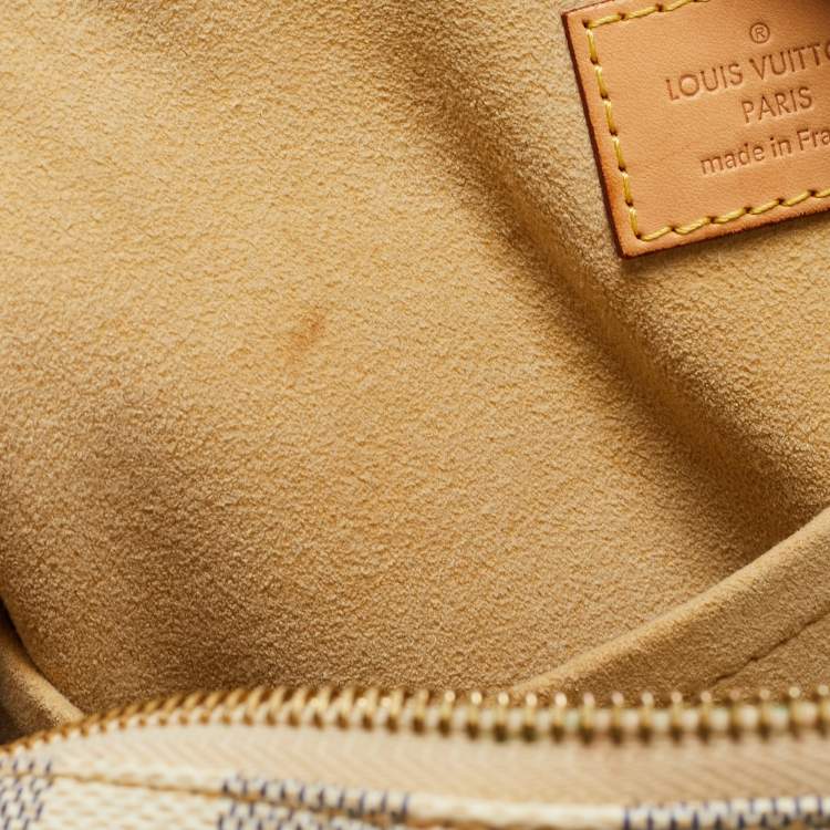 Pre Owned Louis Vuitton Damier Azur Canvas Evora MM Bag