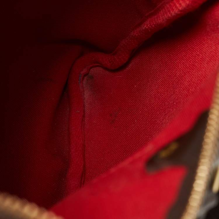 Pre Owned Louis Vuitton Damier Ebene Canvas Speedy 25 Bag