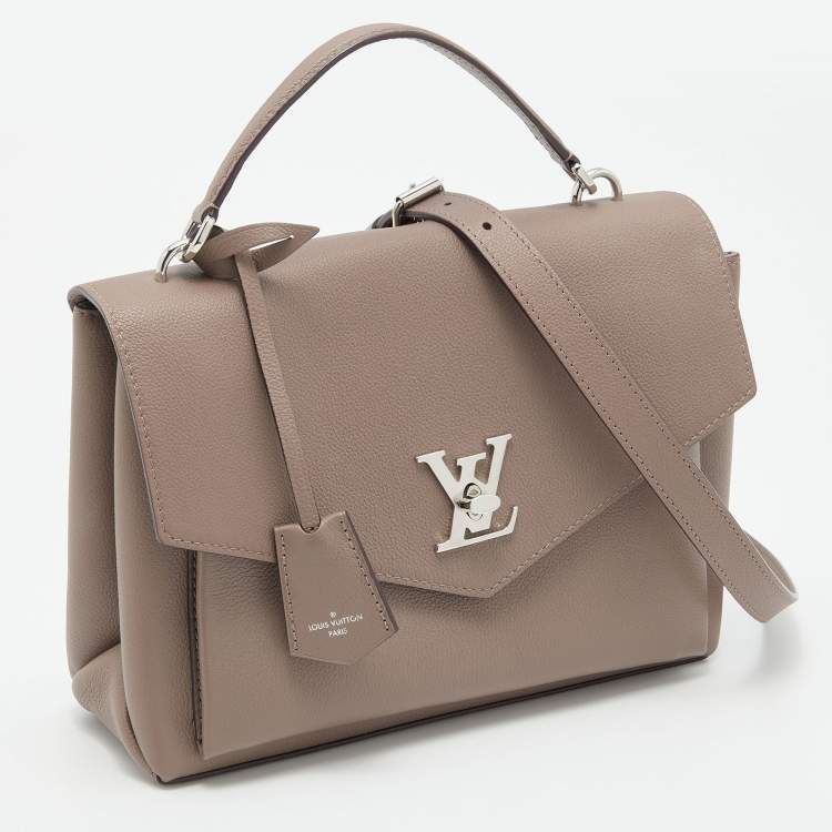 Pre Owned Louis Vuitton Brown Leather Mylockme Ever BB Bag
