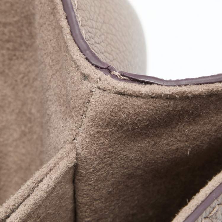 Pre Owned Louis Vuitton Brown Leather Mylockme Ever BB Bag