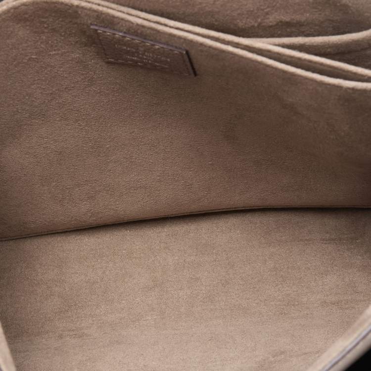 Pre Owned Louis Vuitton Brown Leather Mylockme Ever BB Bag