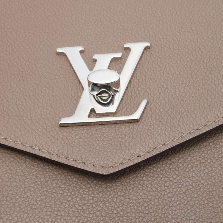 Pre Owned Louis Vuitton Brown Leather Mylockme Ever BB Bag
