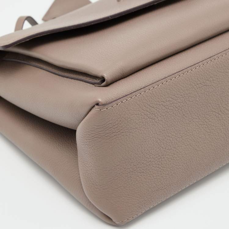 Pre Owned Louis Vuitton Brown Leather Mylockme Ever BB Bag