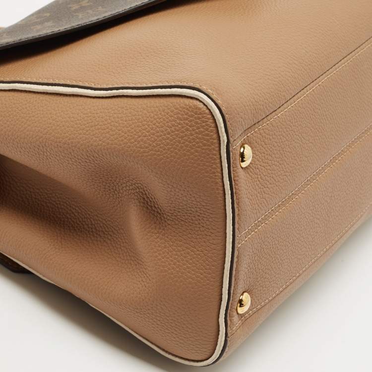 Pre Owned Louis Vuitton Sesame Monogram Canvas and Leather Double V Bag