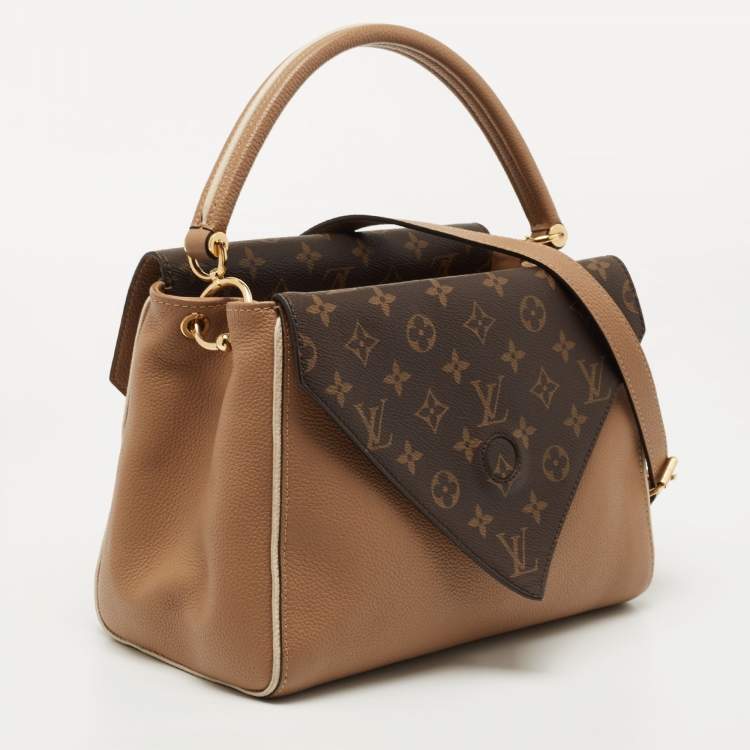 Pre Owned Louis Vuitton Sesame Monogram Canvas and Leather Double V Bag