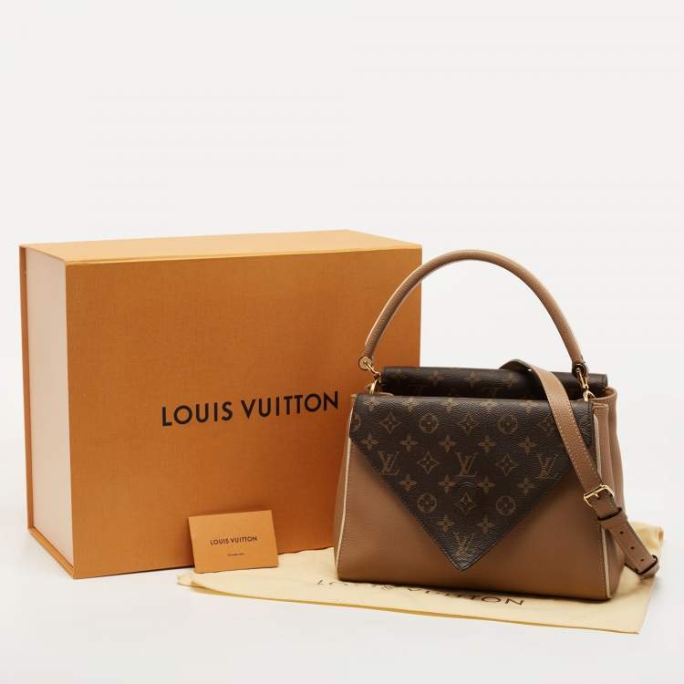 Pre Owned Louis Vuitton Sesame Monogram Canvas and Leather Double V Bag
