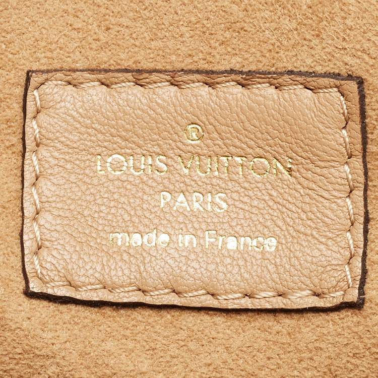 Pre Owned Louis Vuitton Sesame Monogram Canvas and Leather Double V Bag