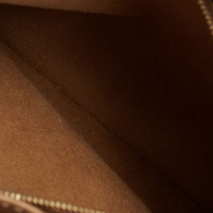 Pre Owned Louis Vuitton Sesame Monogram Canvas and Leather Double V Bag