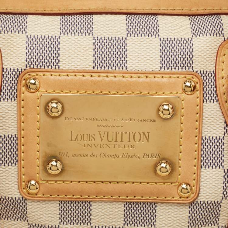 Pre Owned Louis Vuitton Damier Azur Canvas Berkeley Bag