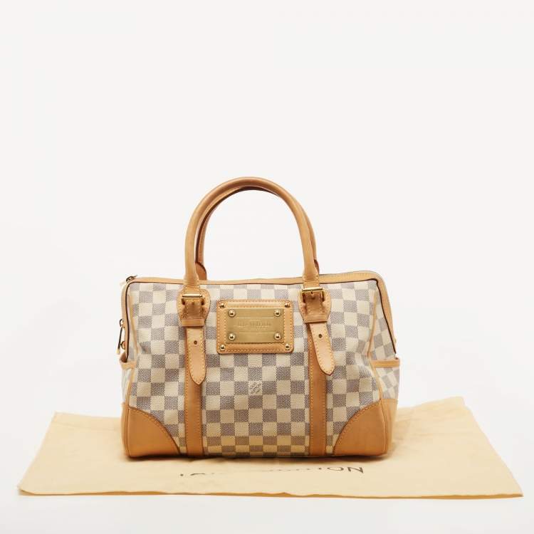 Pre Owned Louis Vuitton Damier Azur Canvas Berkeley Bag