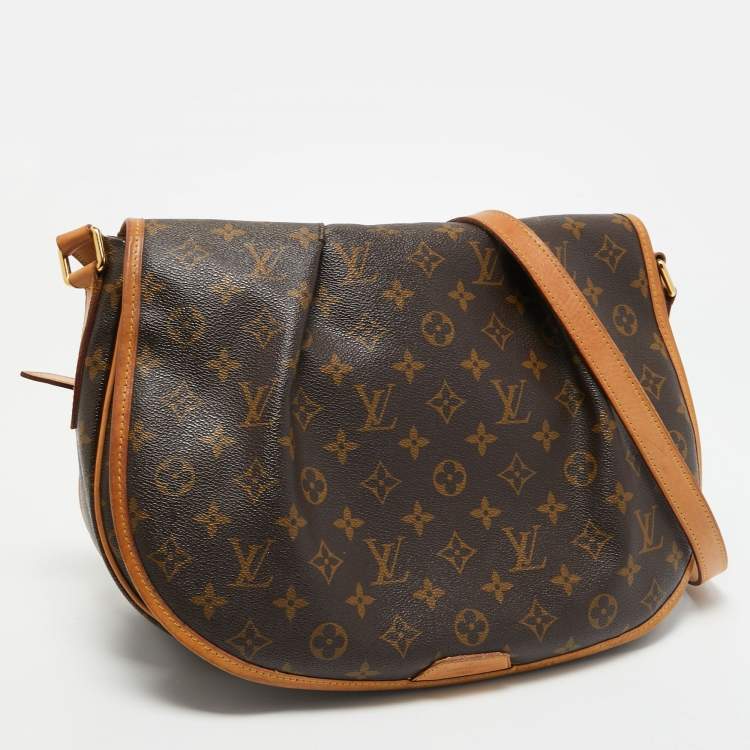 Pre Owned Louis Vuitton Monogram Canvas Menilmontant MM Bag