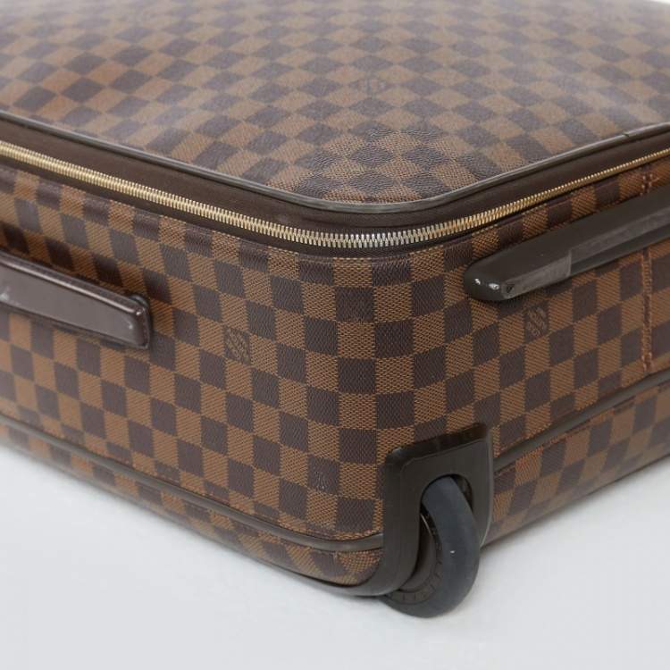 Pre Owned Louis Vuitton Damier Ebene Canvas Pegase Light 55 Luggage
