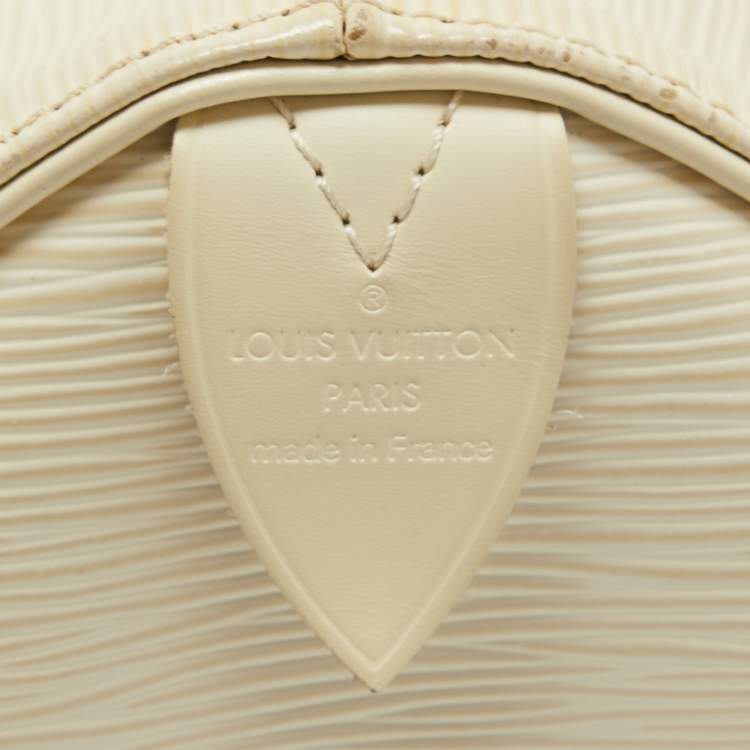 Pre Owned Louis Vuitton Ivorie Epi Leather Speedy 25 Bag