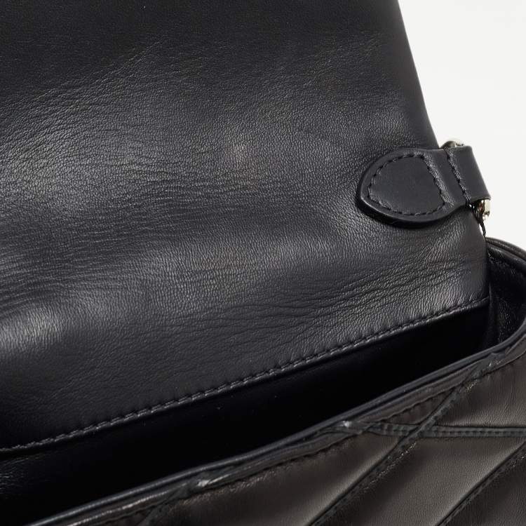 Pre Owned Louis Vuitton Black Quilted Leather GO-14 Malletage MM Bag
