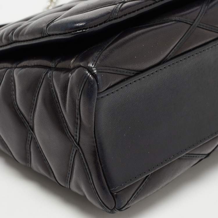 Pre Owned Louis Vuitton Black Quilted Leather GO-14 Malletage MM Bag