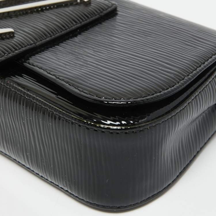 Pre Owned Louis Vuitton Black Electric Epi Leather Sobe Clutch