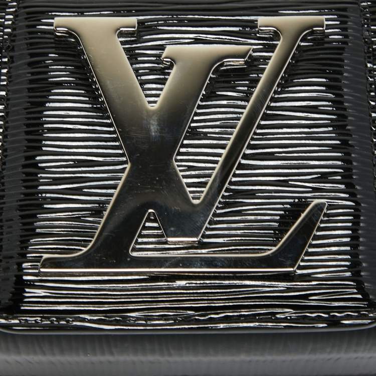 Pre Owned Louis Vuitton Black Electric Epi Leather Sobe Clutch