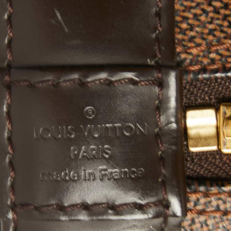 Pre Owned Louis Vuitton Damier Ebene Canvas Alma BB Bag