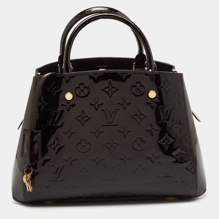 Louis Vuitton Amarante Monogram Vernis Montaigne BB Bag Louis