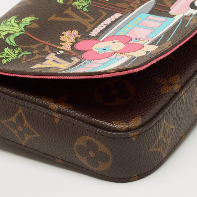 Pre Owned Louis Vuitton Monogram Canvas Limited Edition Vivienne Felicie Pochette Bag