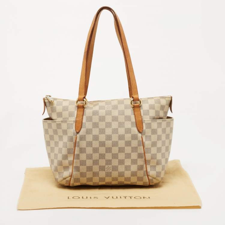 Pre Owned Louis Vuitton Damier Azur Totally PM Bag