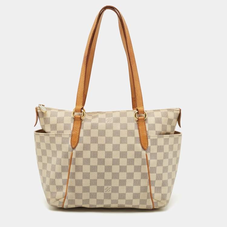 Pre Owned Louis Vuitton Damier Azur Totally PM Bag