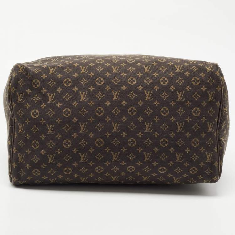 Pre Owned Louis Vuitton Monogram Canvas Mini Lin Speedy 30 Bag