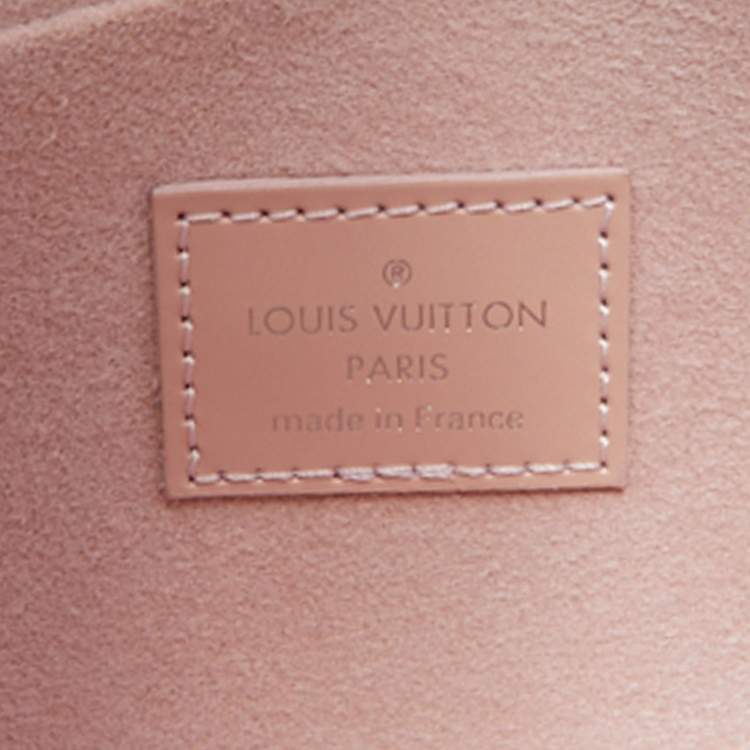 Pre Owned Louis Vuitton Rose Ballerine Epi Leather Pochette Felicie Bag