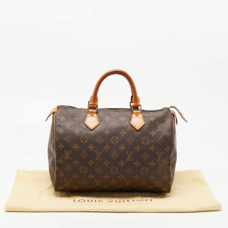 Pre Owned Louis Vuitton Monogram Canvas Speedy 30 Bag