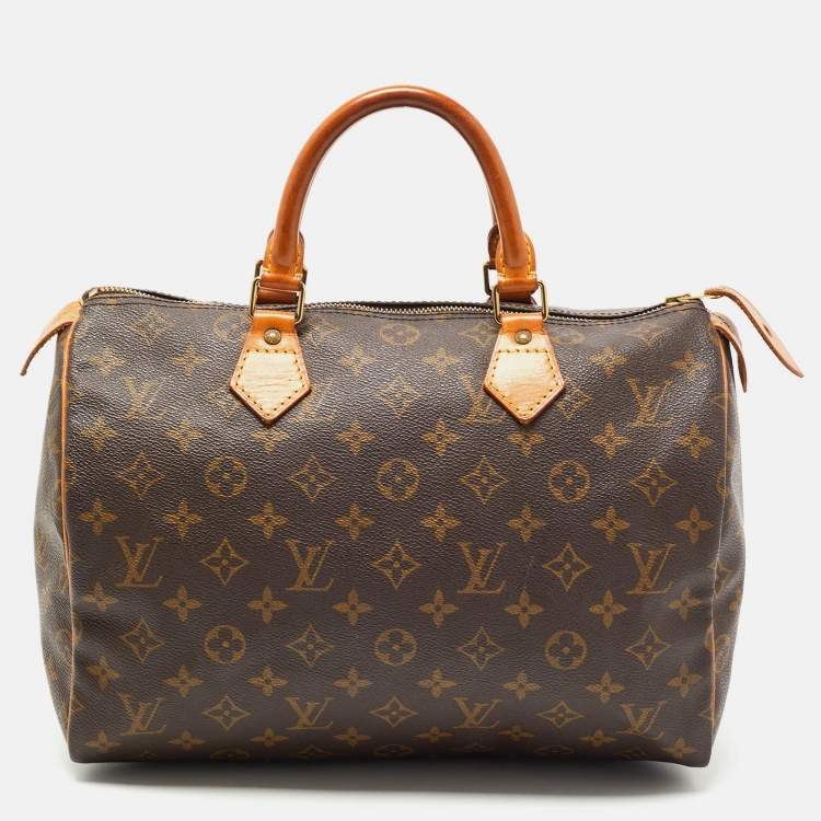 Pre Owned Louis Vuitton Monogram Canvas Speedy 30 Bag