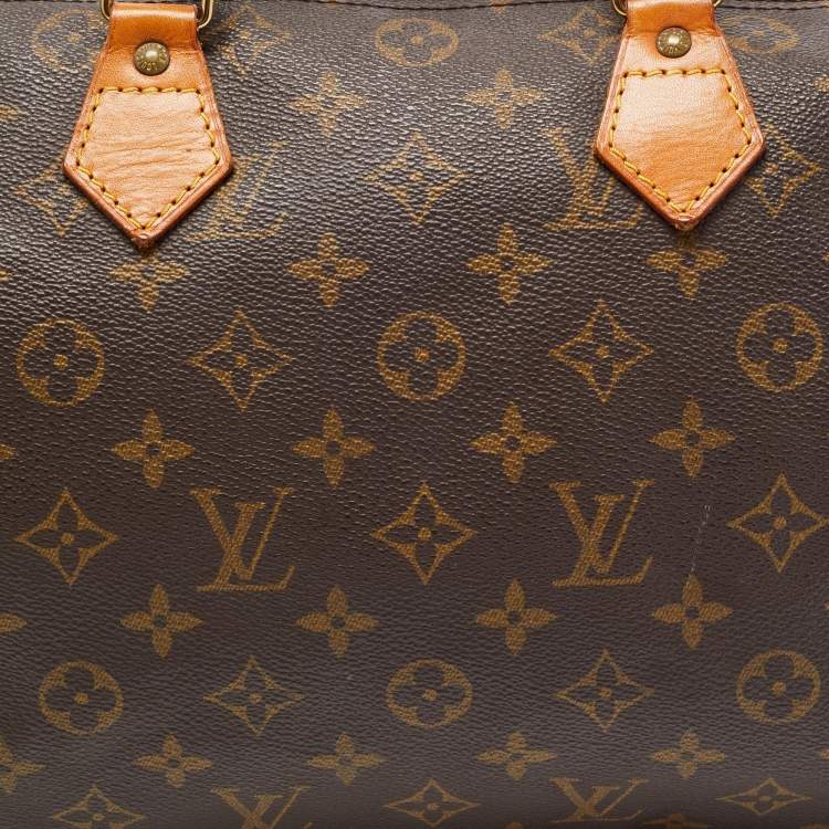 Pre Owned Louis Vuitton Monogram Canvas Speedy 30 Bag