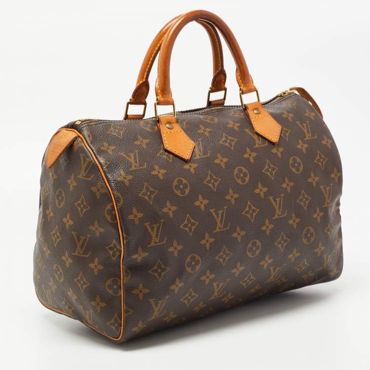 Pre Owned Louis Vuitton Monogram Canvas Speedy 30 Bag