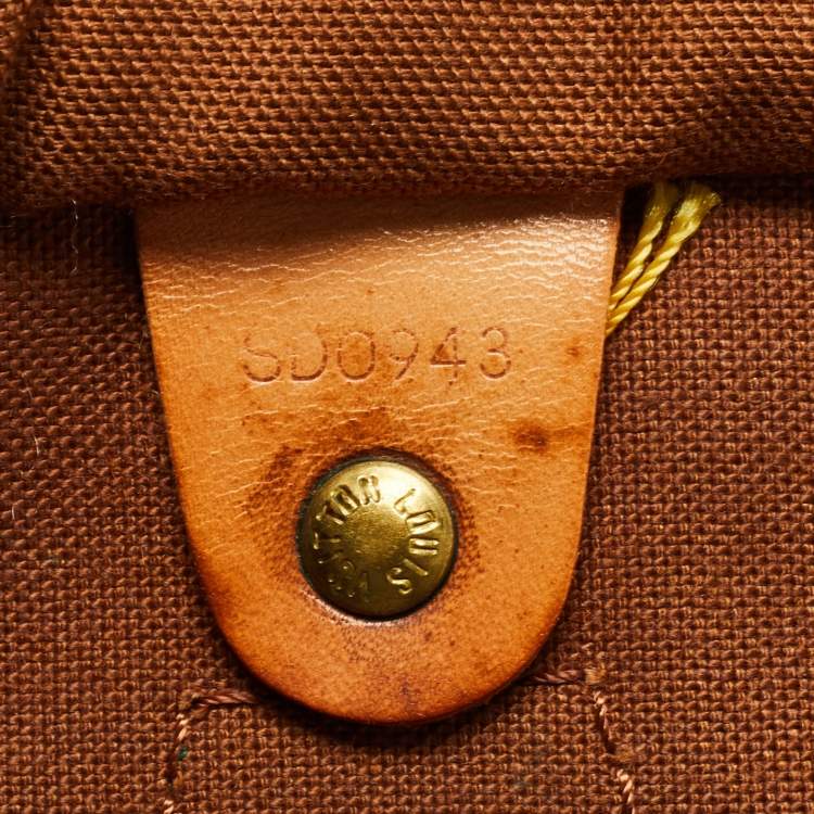 Pre Owned Louis Vuitton Monogram Canvas Speedy 30 Bag
