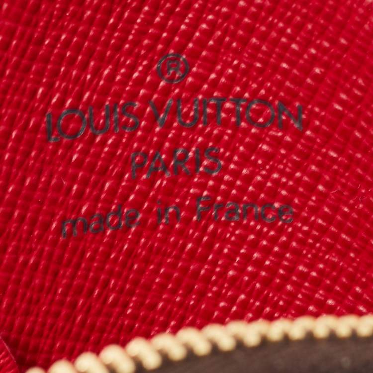 Pre Owned Louis Vuitton Monogram Canvas Cerises Round Coin Purse