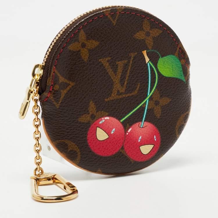 Pre Owned Louis Vuitton Monogram Canvas Cerises Round Coin Purse