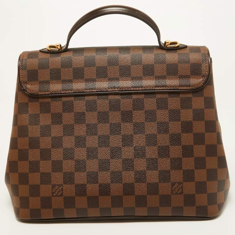 Pre Owned Louis Vuitton Damier Ebene Canvas Bergamo MM Bag