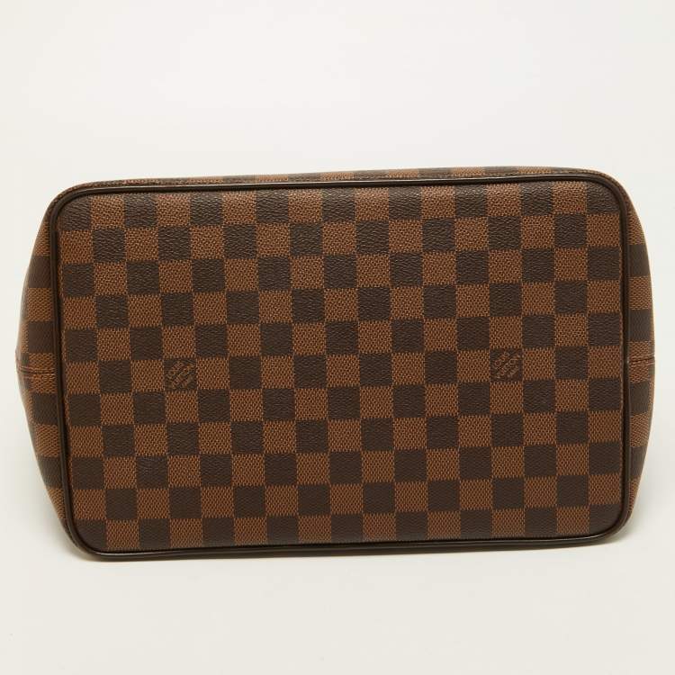 Pre Owned Louis Vuitton Damier Ebene Canvas Bergamo MM Bag