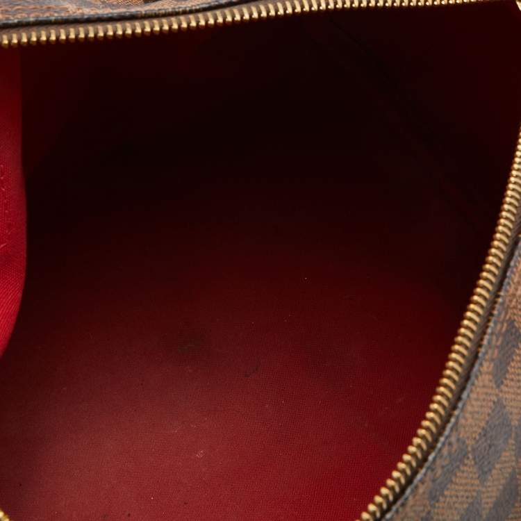 Pre Owned Louis Vuitton Damier Ebene Canvas Speedy 30 Bag
