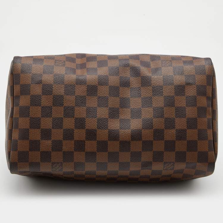 Pre Owned Louis Vuitton Damier Ebene Canvas Speedy 30 Bag