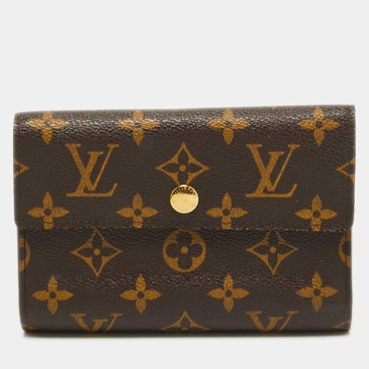 Pre Owned Louis Vuitton Monogram Canvas Alexandra Wallet