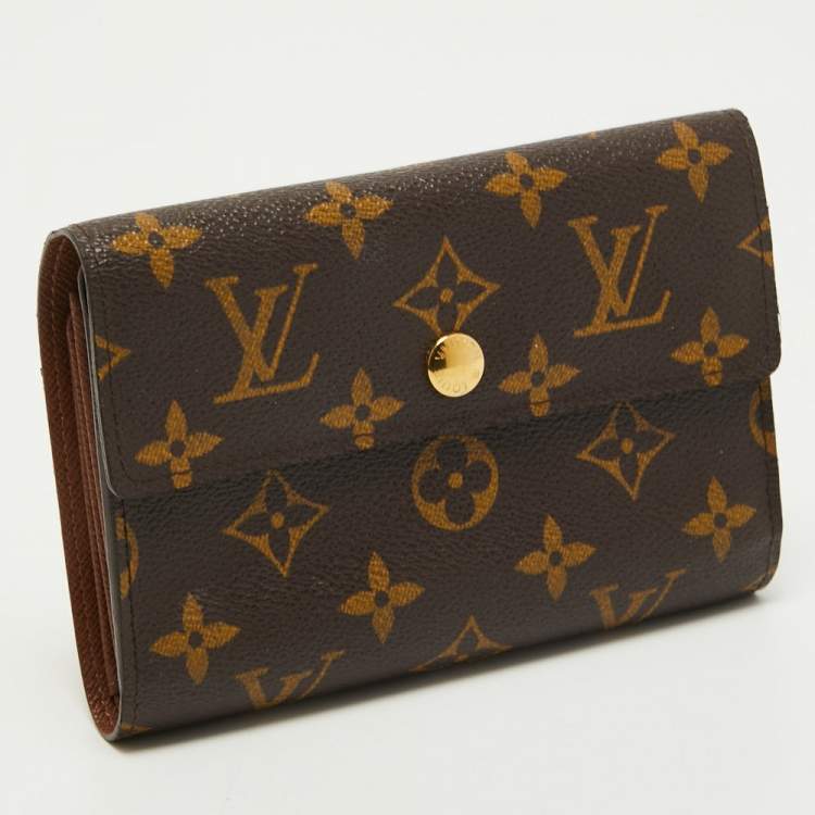 Pre Owned Louis Vuitton Monogram Canvas Alexandra Wallet