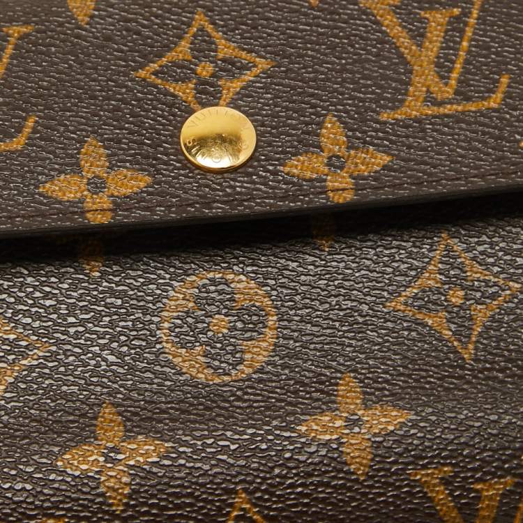 Pre Owned Louis Vuitton Monogram Canvas Alexandra Wallet