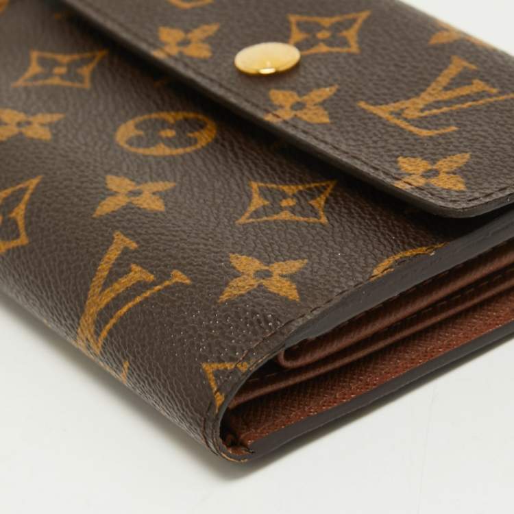 Pre Owned Louis Vuitton Monogram Canvas Alexandra Wallet