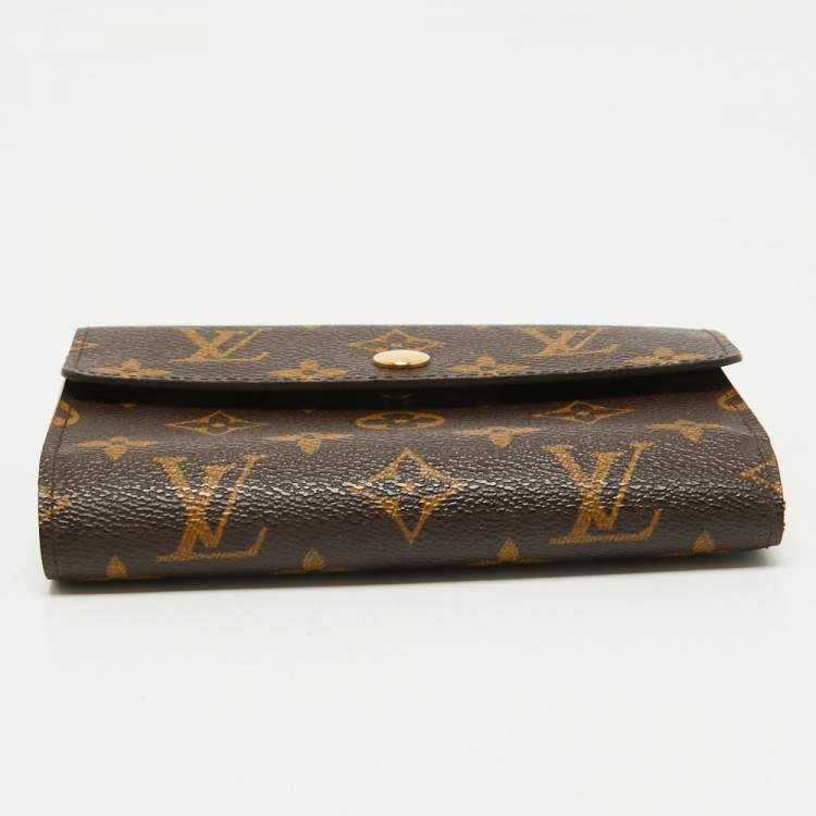 Pre Owned Louis Vuitton Monogram Canvas Alexandra Wallet