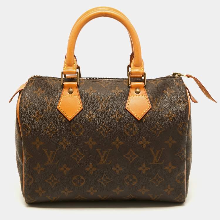 Pre Owned Louis Vuitton Monogram Canvas Speedy 25 Bag