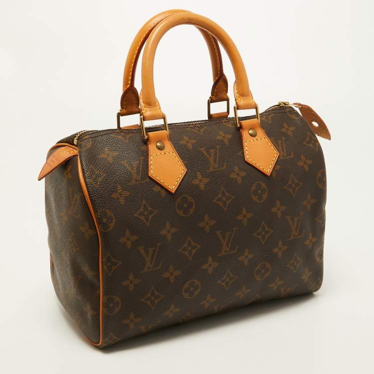 Pre Owned Louis Vuitton Monogram Canvas Speedy 25 Bag