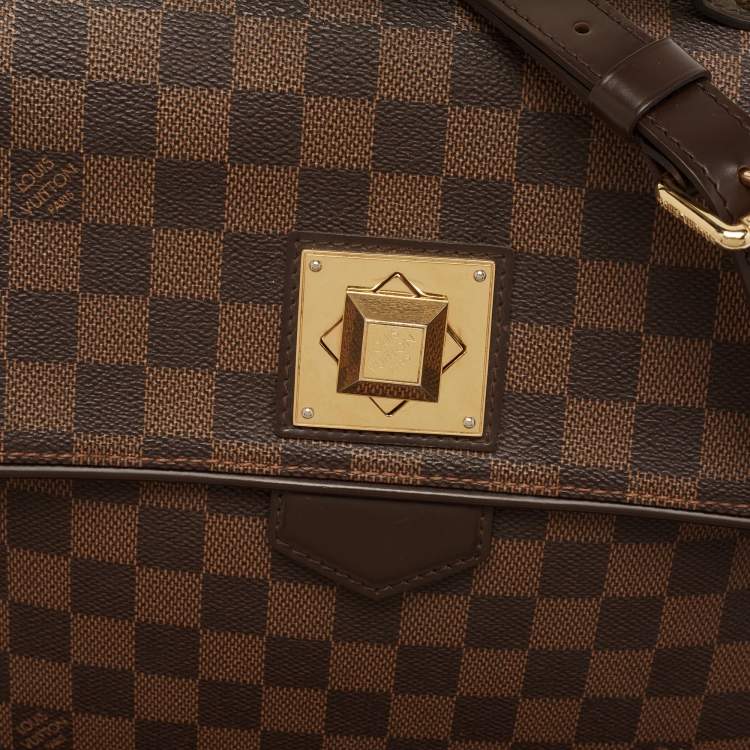 Pre Owned Louis Vuitton Damier Ebene Canvas Bergamo MM Bag