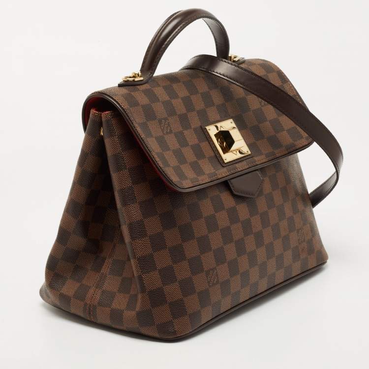 Pre Owned Louis Vuitton Damier Ebene Canvas Bergamo MM Bag